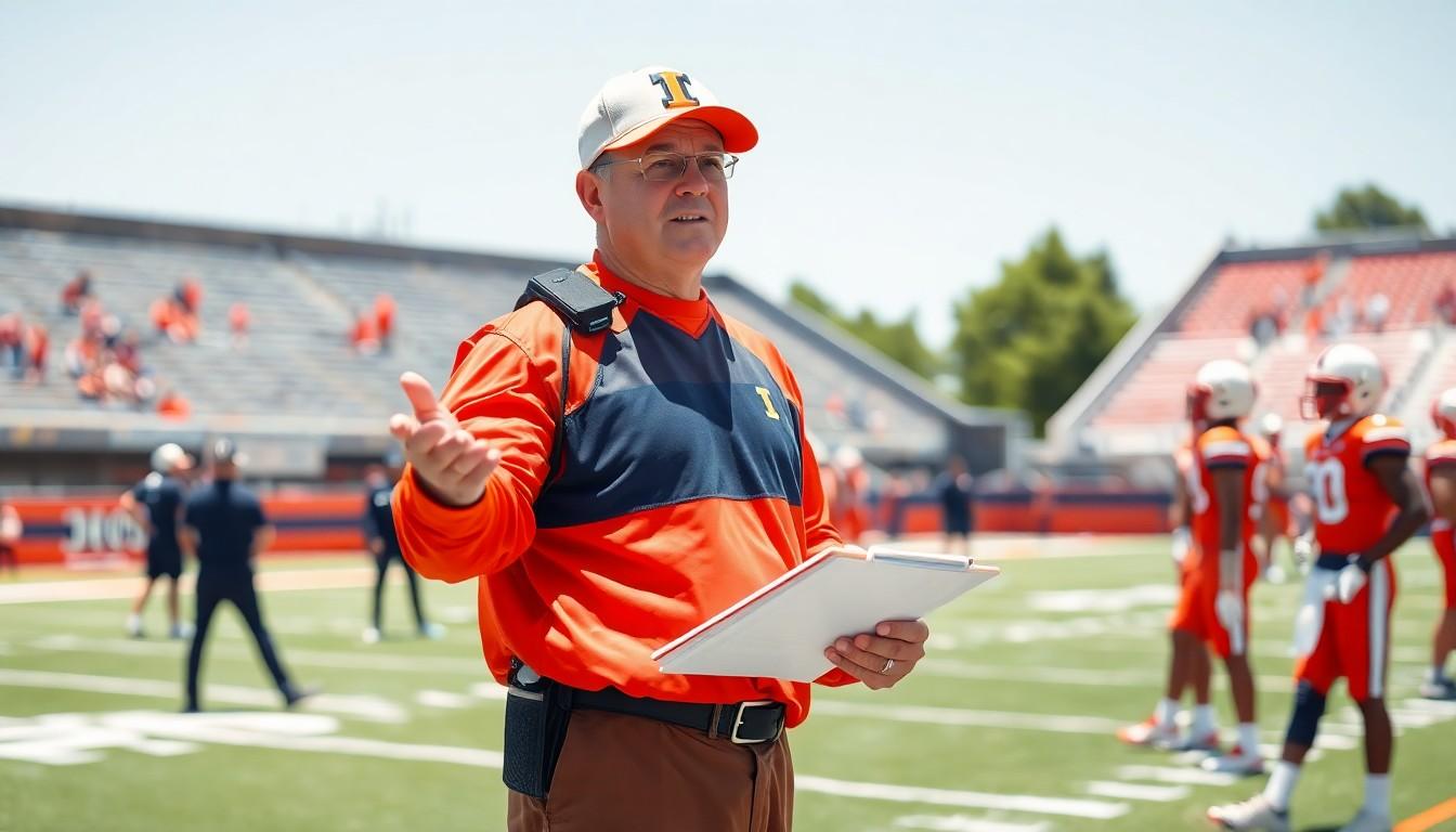 illinois head football coach